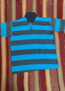 Striped Polo T-Shirt