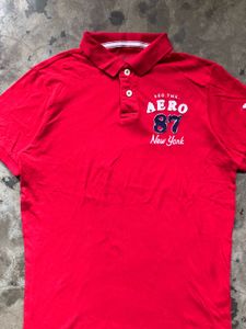 Aeropostale Red Polo Shirt
