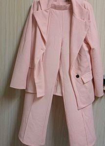 Baby Pink Formal Co-Ord Set | Blazer &amp;  Pant