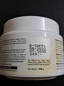 Witch Hazel Face Pack