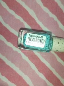 Nykaa Nail Enamel - Sky Blue Sparkle