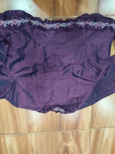 Whimsical whimsigoth Embroidered shrug