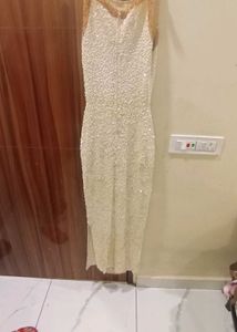 Sequin Embellished Evening Gown