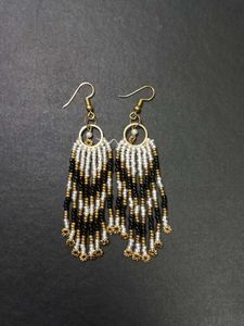 Beaded ethnic earring