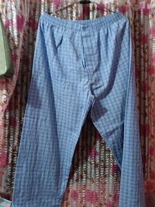 Men's Blue Checkered Pajama Pants