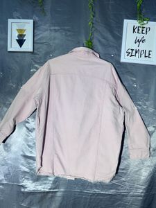 Zara  pink Denim shacket  Jacket