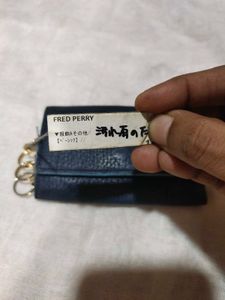 Fred Perry Leather Key case wallet