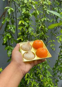 Bappa's Favourite Combo - Modak &amp; Ladoo Soy Wax Ca