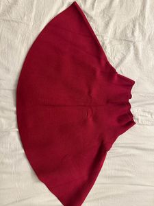 Red Flare Skirt