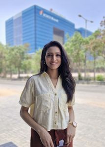 Pale Yellow Cropped Button-Up Shirt