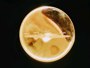 3D Solar System Crystal Ball Night Lamp