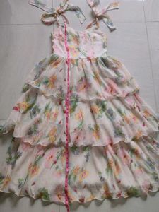 Floral Tiered Ruffle Dress