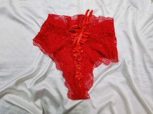 🇳🇿💫🎀Red Lace Corset Briefs