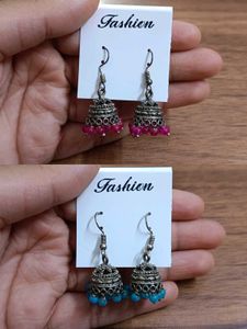 Ethnic Jhumka Earrings pack of 2