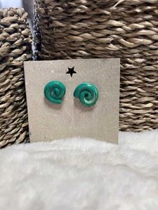 Unique Handmade Swirl Stud Earrings (Any 1)