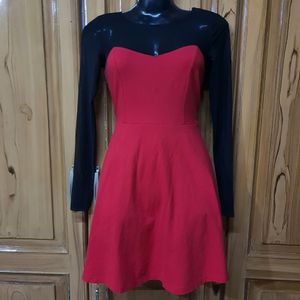 Red Coloured dress By FOREVER 21