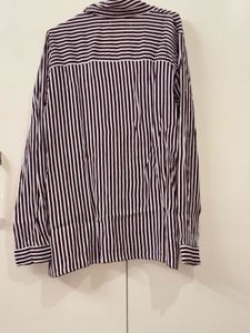 Chic Striped V-Neck Shirt