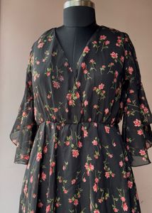 Floral Print Mini Dress