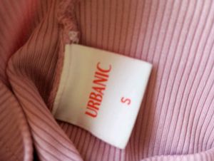 Urbanic Girlie Pink Crop Top
