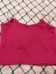 Ribbed Spaghetti Strap Tank Top