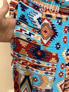 Boho Patchwork Palazzo Pants