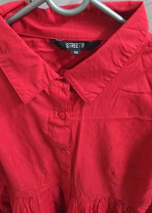 Red Shirt Dress | Like New