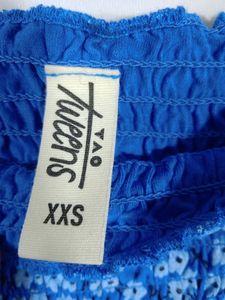 Tweens Blue Crop Top (Women)