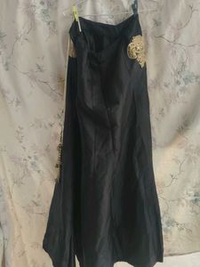 Black Lehenga with Gold Embroidery only lengha