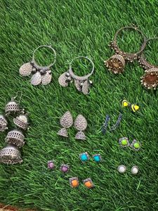 Assorted Ethnic &amp; Western Earrings-12 pairs