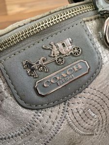 Authentic Coach Madison Metallic Ocelot / Stitched