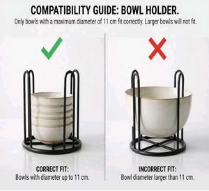 🆕Bowl Iron Rack Organizer