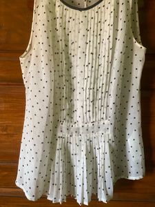 Chic Polka Dot Sleeveless Top