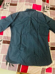 Men's Navy Full Sleeve Shirt