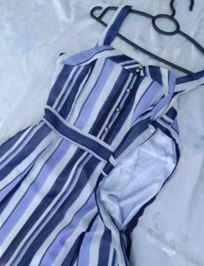 Elegant Striped Summer Dress