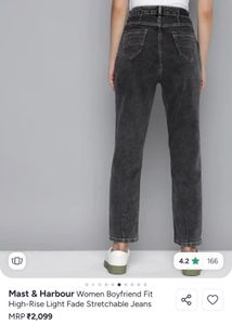 Women Stylish Boyfriend Fit Jeans