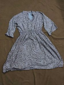 Chic Printed A-Line Dress