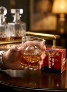 🥃 Royal Challenge Glasses (Set Of 2)