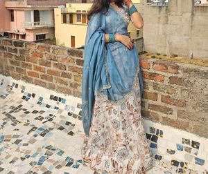 New Sequins And Embroidery Work Lahenga