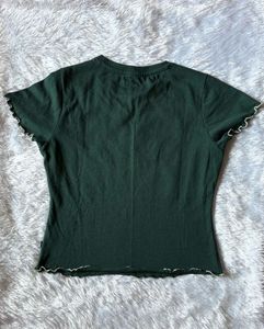Roadster Green Slim Short T-Shirt
