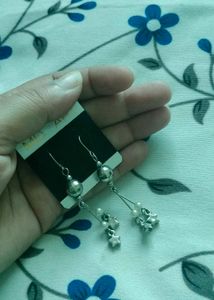 Charming Star &amp; Pearl Drop Earrings