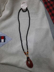 Red Stone Pendant Necklace