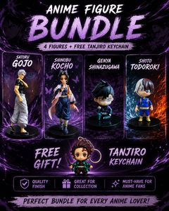 Mix Anime figures lot-4+🎁1
