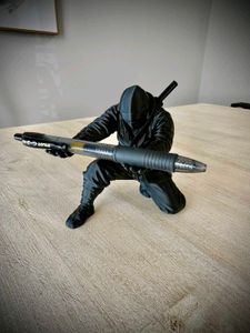 Unique Ninja Pen Holder Stand 3d printed