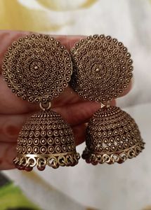 Ethnic Maroon Jhumka