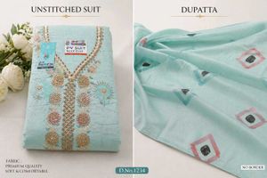 Unstitched Salwar Suit with Dupatta