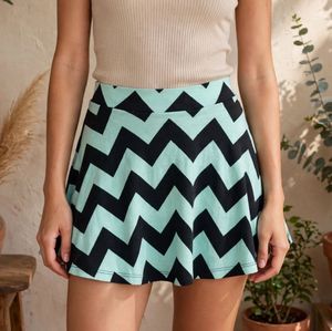 Chevron Print short skirt