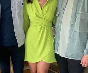 Green Shirt Dress