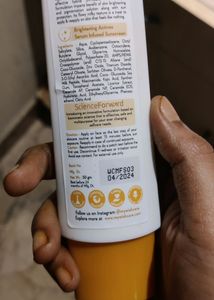 Wishcare Vitamin C Pure Glow Milk Sunscreen