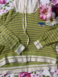 Striped Hoodie Sweater