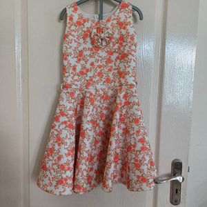 Beautiful Party Frock For Kids With FREEBIE